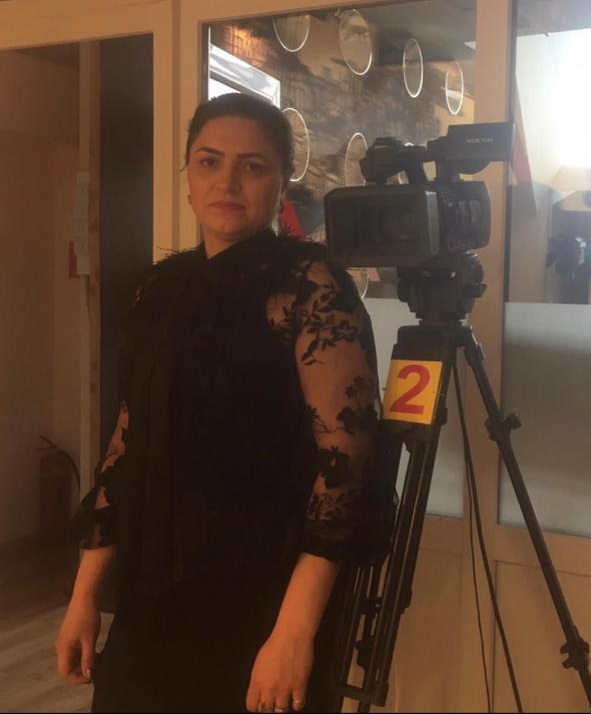 София Павловна на телевизионной съёмке