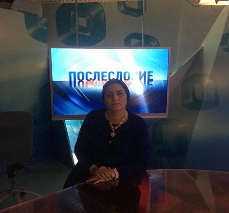 Рабочий момент перед эфиром Софии Павловны