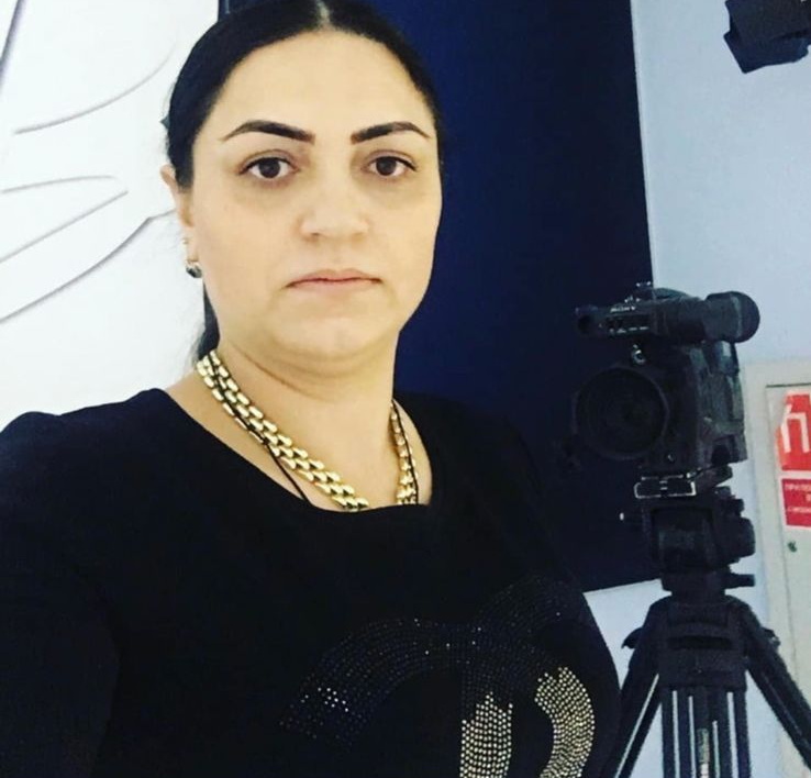 София Павловна во время подготовки к съёмке
